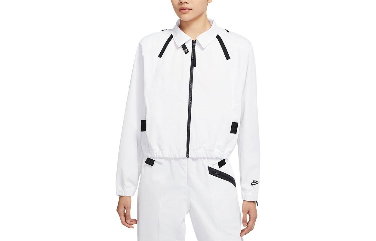 

Nike Sportswear Women s Breathable Sport Zip-Up Jacket White DD4609-100 S