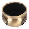 Brass Incense Burner Rustproof Decorative Metal Incense Burner Holder with Incense Stick Holder