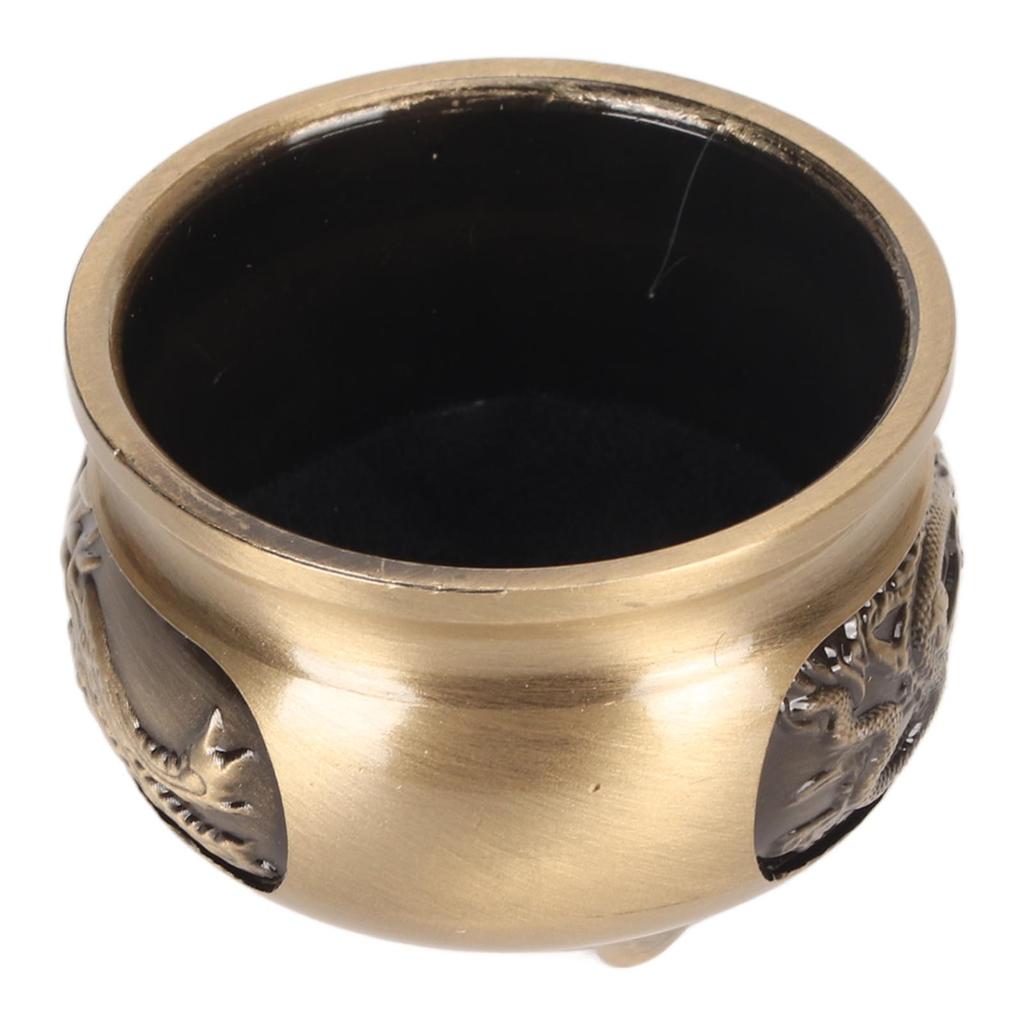 Brass Incense Burner Rustproof Decorative Metal Incense Burner Holder with Incense Stick Holder