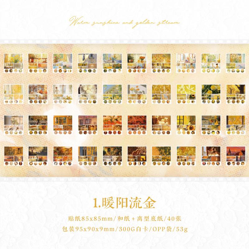 

40pcs/1lot Kawaii Scrapbook Sticker Writing from afar Scrapbooking Supplies Planner Decorative Stationery Sticker