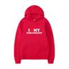 Mens Oversized Hooded Sweatshirt With Heart Print Casual Loose Fit Pullover Streetwear
