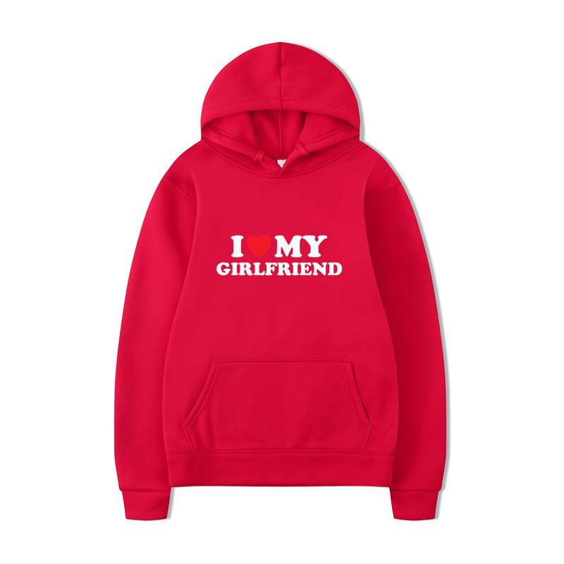 Mens Oversized Hooded Sweatshirt With Heart Print Casual Loose Fit Pullover Streetwear