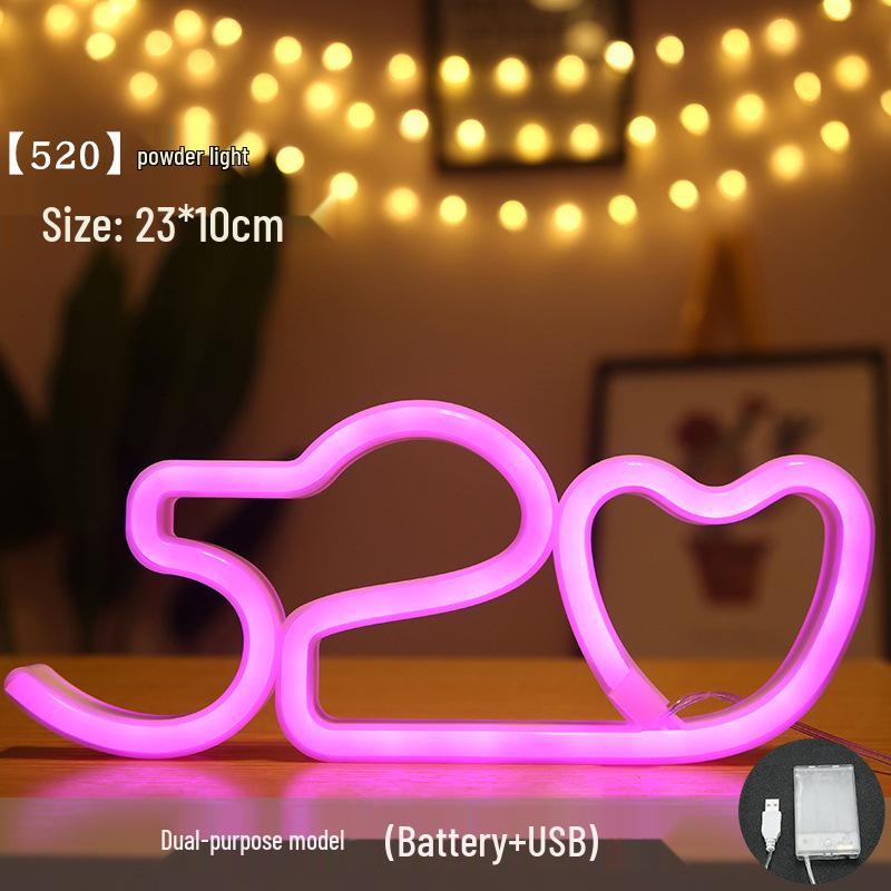Trendy LED Neon Night Light Sign for Wall Décor