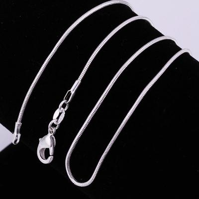 16 Zoll - 24 Zoll Damen Schlangenkette Halskette Schmuck