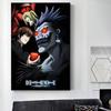 Halloween Frameless Wall Mural: Light Yagami & Ryuk for Living Room, Bedroom, Bathroom Decor