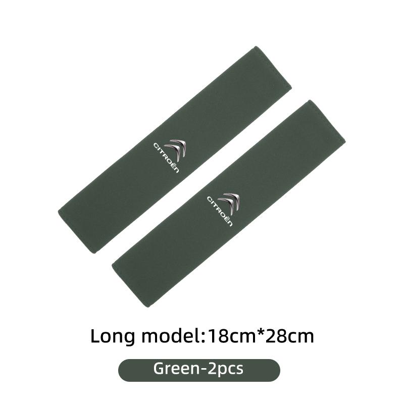 Suede Car Styling Seat Belt Shoulder Protective Cover Accessories For Citroen C4 C3 C5 C1 C2 C6 VTS C4L DS3 DS4 DS5 Grand