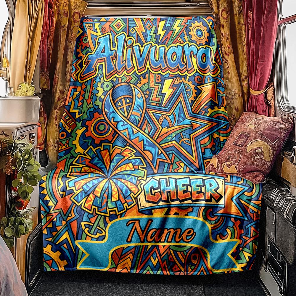 Happy Cheerleaders Cozy Blanket Soft Cozy For Sofa Couch Office Bed Picnics For All Occasions Stylish Decor Ideal Gift For Birthday Valentine'S Day