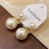 High-End S925 Silver Pearl Drop Earrings for Women - Niche Design, Luxurious Studs