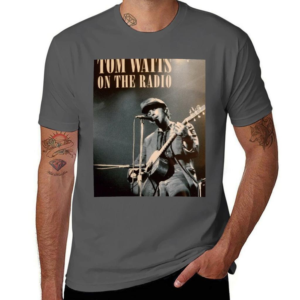 Tom Waits 10 TShirt Fashion Graphic Tee for Men