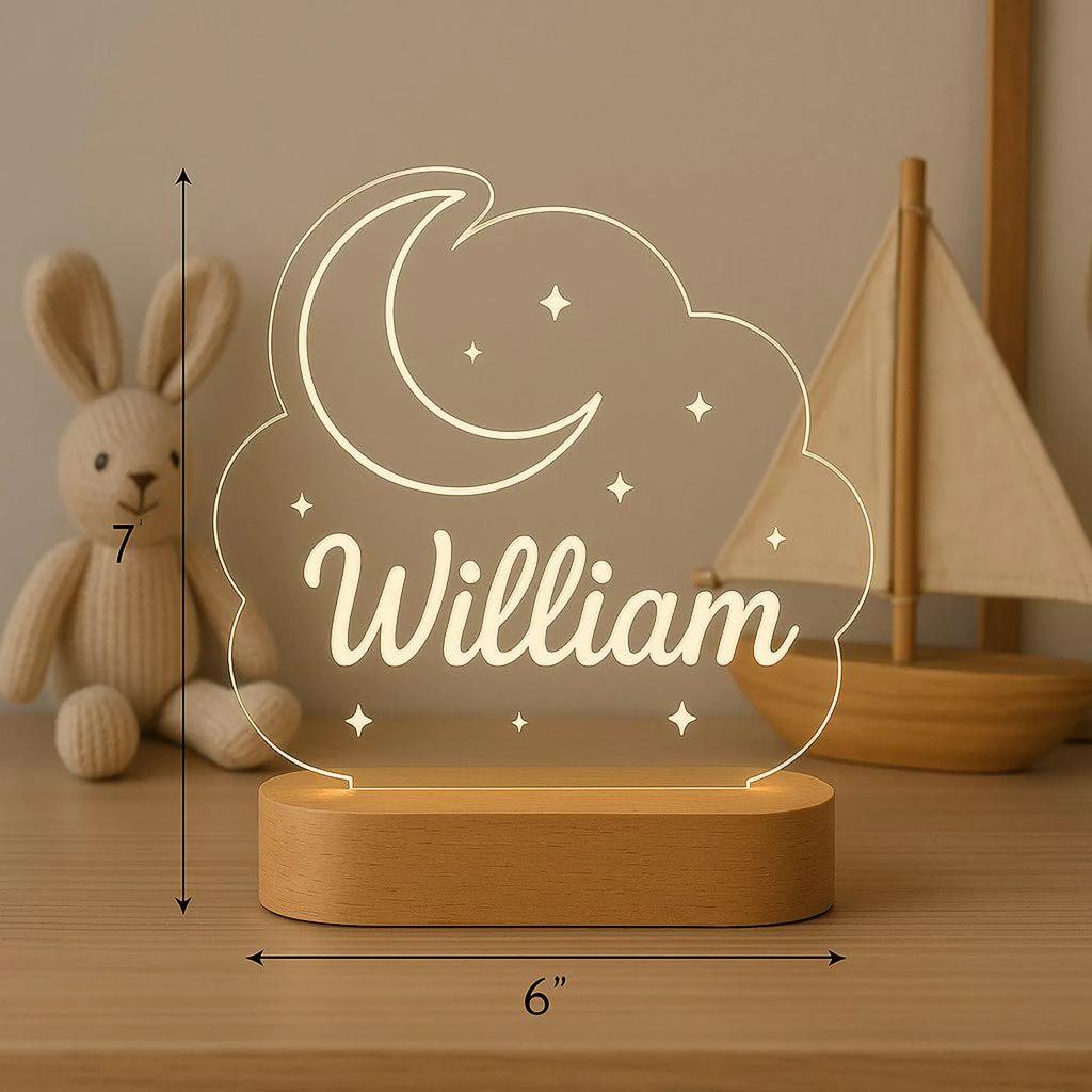 Personalized Acrylic Night Light Custom Favorite Image And Slogan Creative Living Room Gift Choice For All Pet Enthusiasts