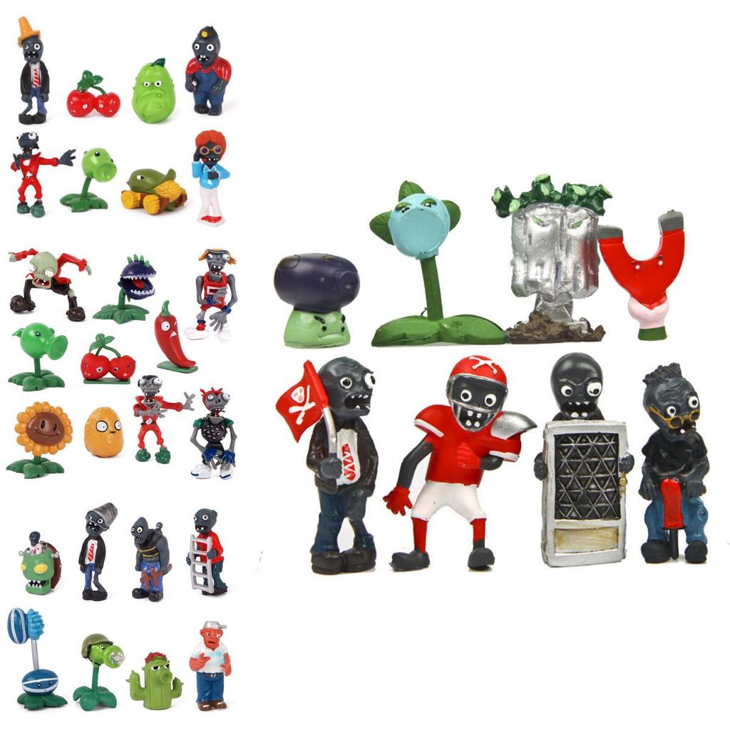 Pflanzen gegen Zombies Serie Ägypten Privater Wilder Westen PVC Spielzeug Actionfiguren Set Neu Lustig Osterdekoration für Kinder