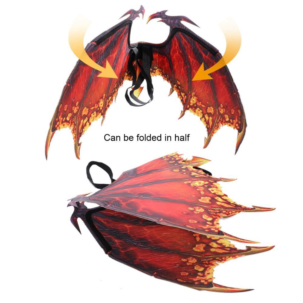 Vliesstoff Halloween Drachenflügel Gummiband Cosplay Flügel Kostüm Erwachsener