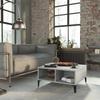 Vidaxl Coffee Table, Grey Sonoma Oak, 60X60X30 Cm