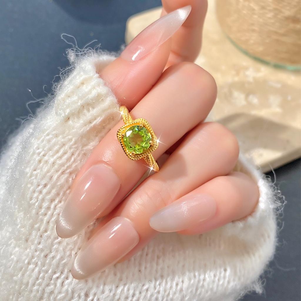 S925 Sterling Silver Ring Women Simple Stylish Daily Wear Finger Ring