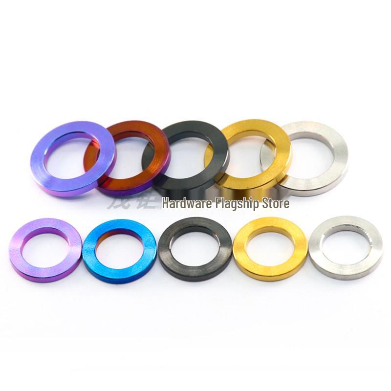 Titanium Alloy Flat Washer for M4-M10: Suitable for Bicycles, Electric Vehicles, and Motorcycles