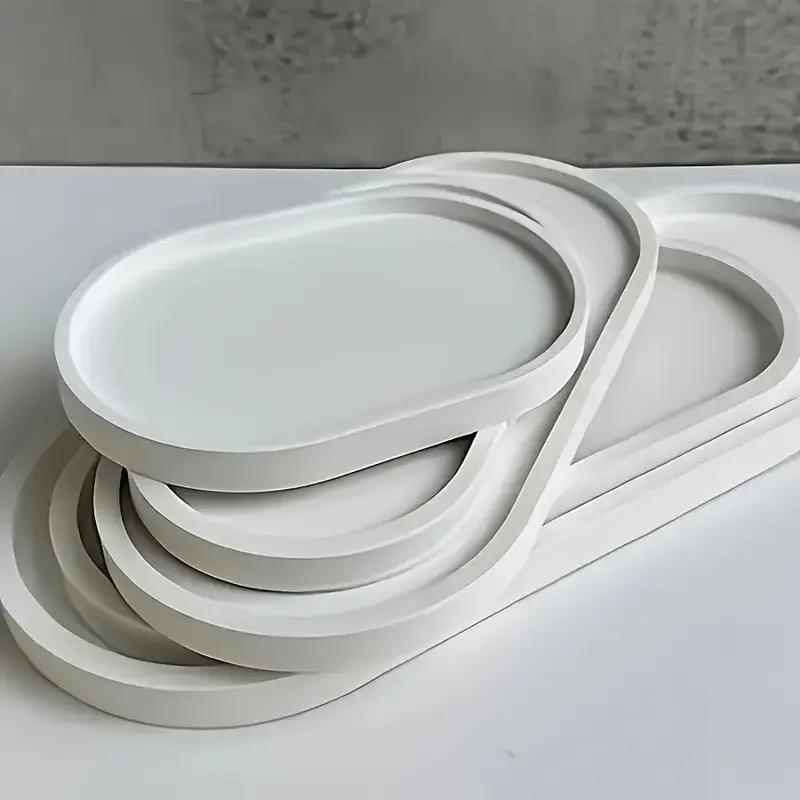 2026 Latest Models DIY Resin Mold Tray - Large Medium Small Oval Silicone Molds for Home Decor Jewelry Making and Crafts