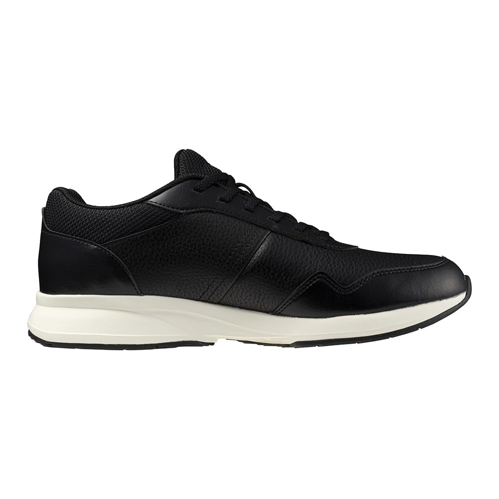 Mizuno Walking Casual Black and Size 3E ME-NS Men's Shoes, Sneakers, Business, Commuting, Travel, Black, Brown, Beige, White, 27.0 Cm,