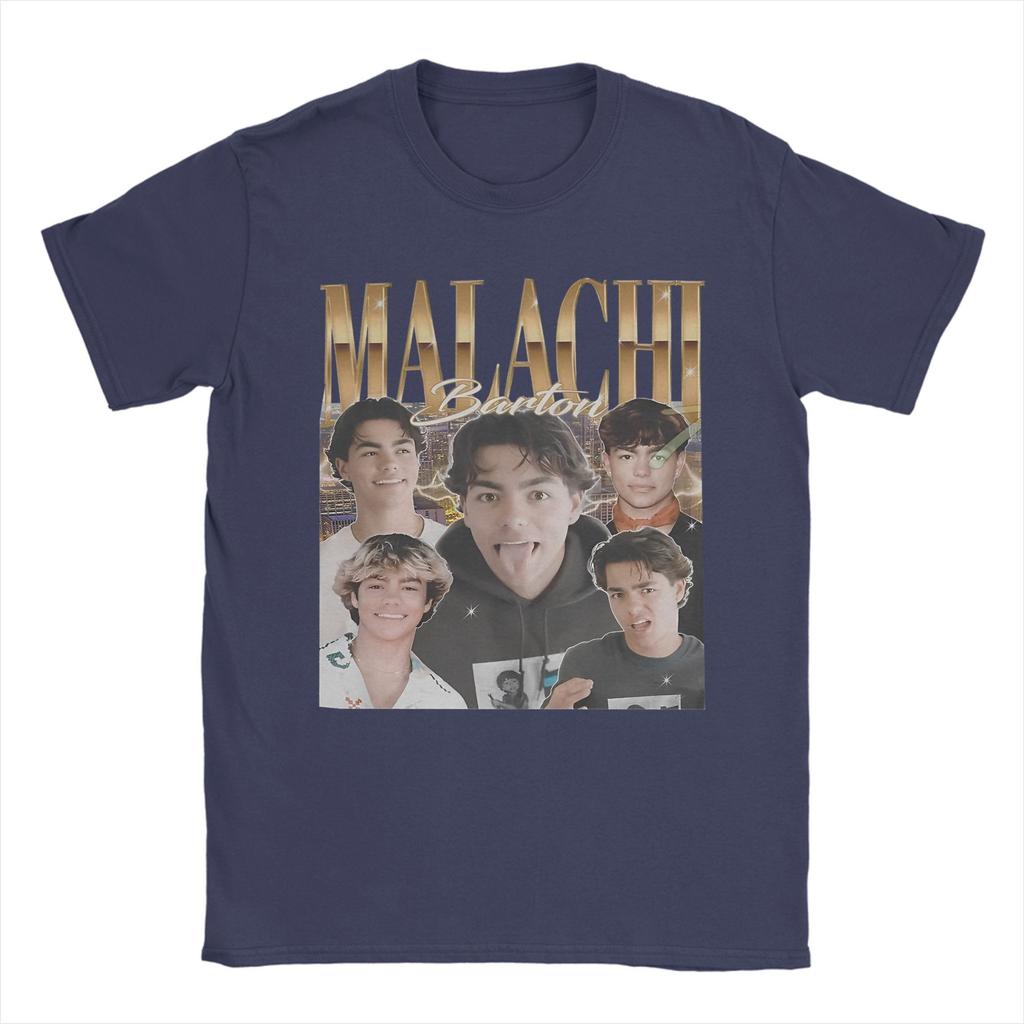 Malachi Barton Actor Poster T-Shirt Summer Vintage T Shirts Cotton Harajuku Tshirt For Men's Short Sleeves Casual Clothing