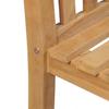 Garden Chairs 2 pcs Solid Teak Wood