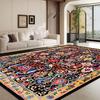 Retro Print Large Area Carpet Living Room American Decoration Sofa Table Area Rugs Non-slip Washable Bedroom Cloakroom Floor Mat
