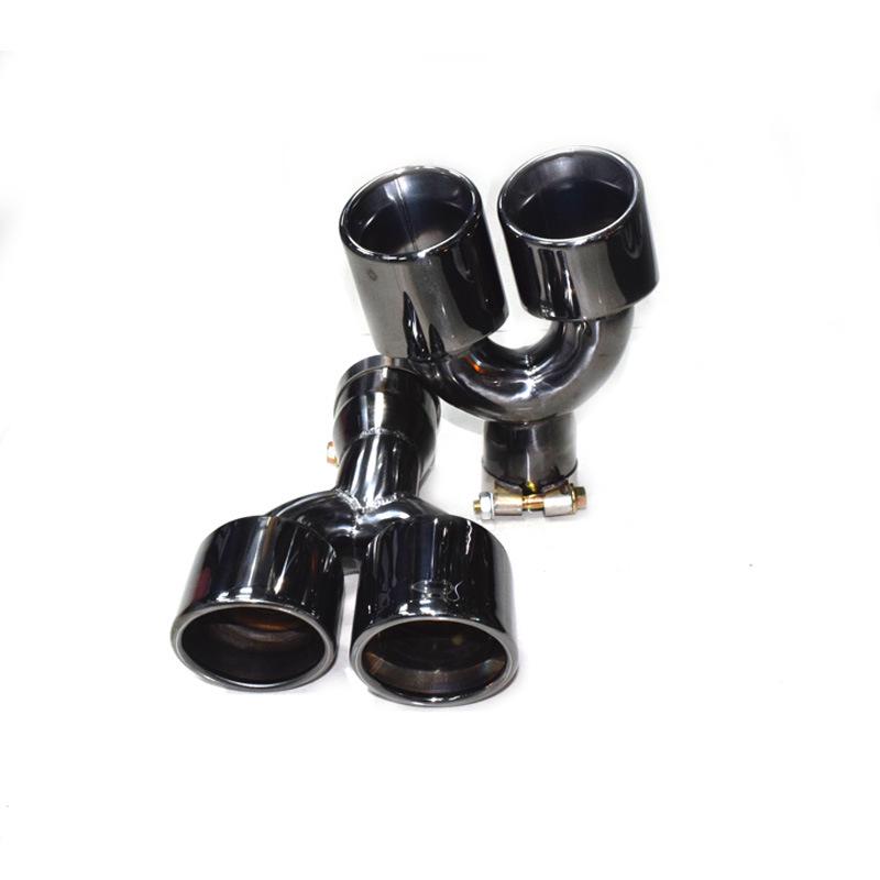 BMW X3 (2018-2020) Exhaust Pipe Mod: Four-Outlet Carbon Fiber Stainless Steel Tailpipe