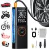 Electric Air Pump Large Compatible with Electric and Cordless and Large LCD Adjustable 5 Maximum Pressure 150 Auto Compatible with Presta and Schrader