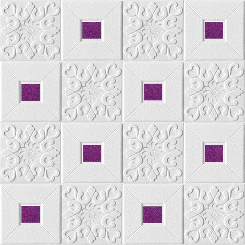 12ks 3D matné samolepky na střechu Pěnové stropní obklady Home Dekor Lepidlo Vodotěsné Dekorace do obývacího pokoje Vyřezávaný tapetový panel