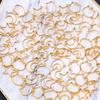 90 Pieces/Set for Creative Hollow Frame Charms Mini Alloy Open Back Bezel Pendan