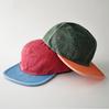 New Japanese Retro Color Matching Light Board Flat Brim Hemming Heavy Industry Hip-hop Hat Men Women Old 5-Panel Baseball Cap