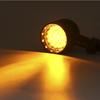 Vintage Black Motorcycle LED Turn Light Indicator Lamp Accessory Fits for Yamaha