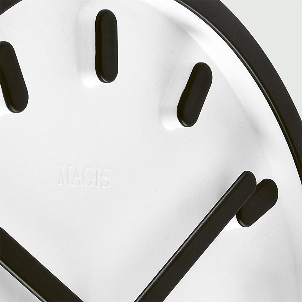 Magis Wall designed by Naoto AC510 Clock, Orange, 30x30x4cm, TEMPO, Fukasawa,