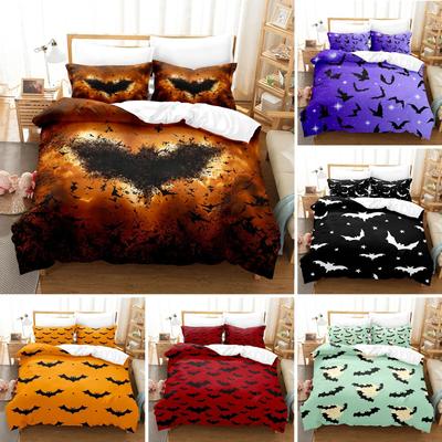 Ensemble de Literie Chauves-Souris Impression 3D Décor de Chambre Housse de Couette Couette Twin Queen King Simple Double Linge de Lit avec Taie d'Oreiller