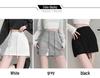 Women's Gray High-Waisted A-Line Sports Skirt and Shorts Combo for Spring/Summer 2025