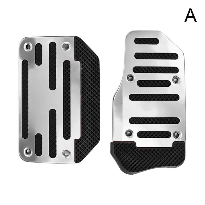 Automatic Transmission Car Foot Gas Pedal Set Cover Non-Slip Pedals Brake Kit Fuel Universal Aluminum car accessories interior