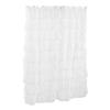 Shower Curtain 70 inch Boho Vintage Ruffle Bathroom Curtain with Hooks for Decoration