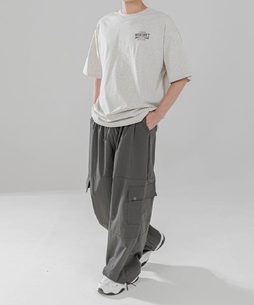 More Out Unisex Wide Elastic Pants 5Pp4570