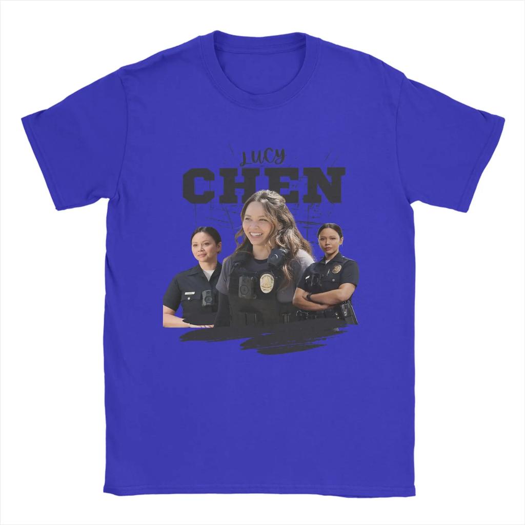 Leisure Lucy Chen Melissa O'Neil The Rookie T-Shirts for Men Cotton T Shirts Short Sleeve Tee Shirt Printing Clothing