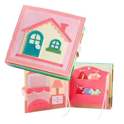 Baby Cloth Book Felt Montessori Early Education Book Quiet Tear Three-Dimensional Educational Cognitive Toy Book