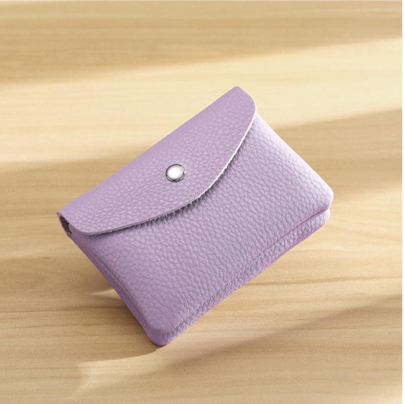 Kadınlar için Üst Katman İnek Derisi Madeni Para Kesesi Yeni Hakiki Deri Anahtarlık Kartlık Madeni Para Cüzdanı