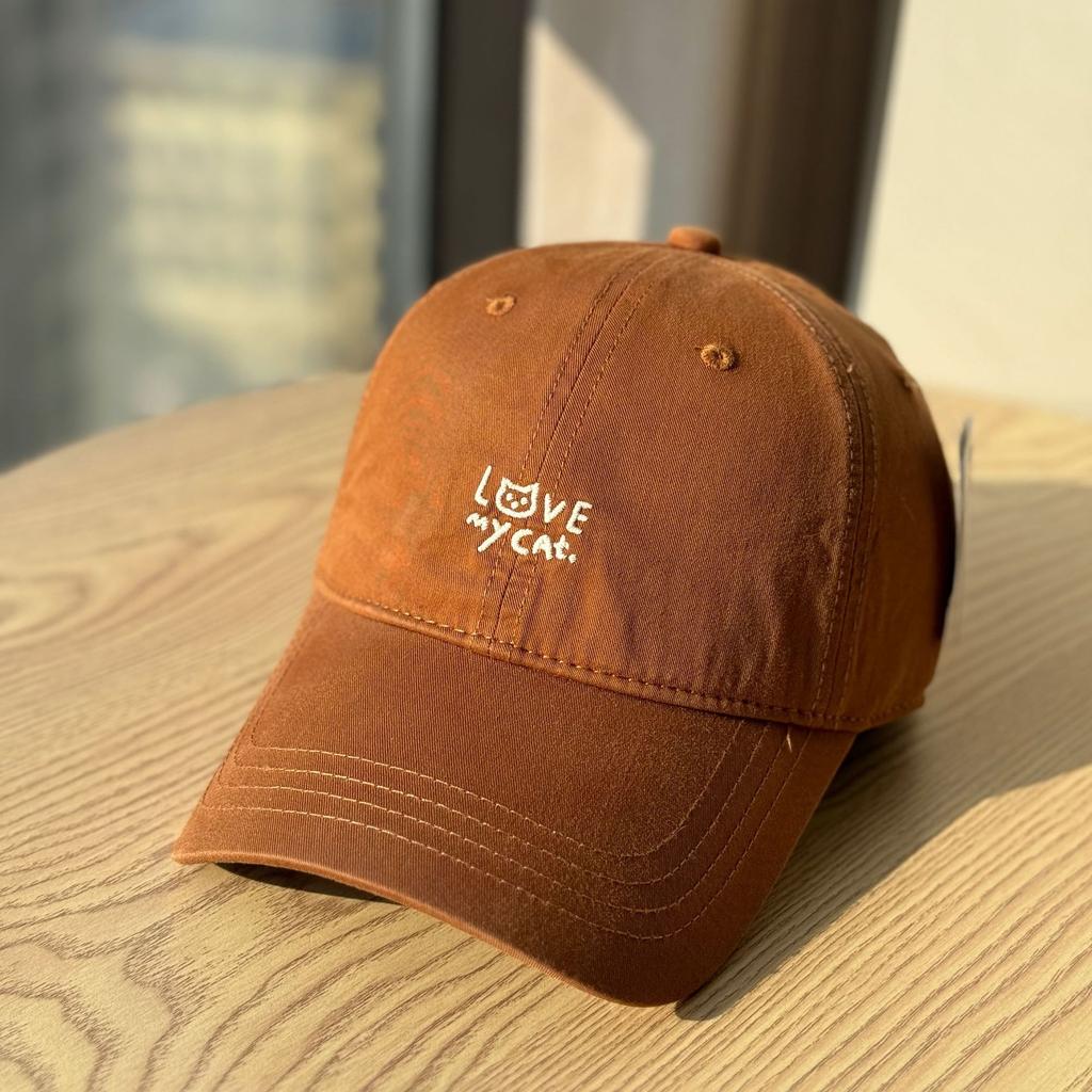 Korean-style Cute and Simple Letter-embroidered Soft-top Baseball Cap with Wide Brim That Makes the Face Look Smaller, Trendy Women's Cap