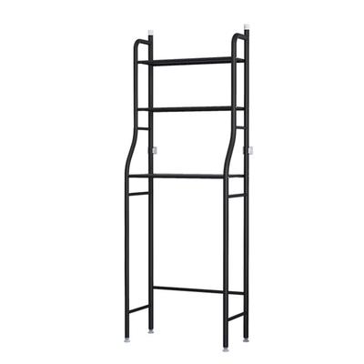 Bathroom 3 Tiers Shelf Large Capacity Good Stability Space Save Metal Floor Rack for Kitchen Toilet