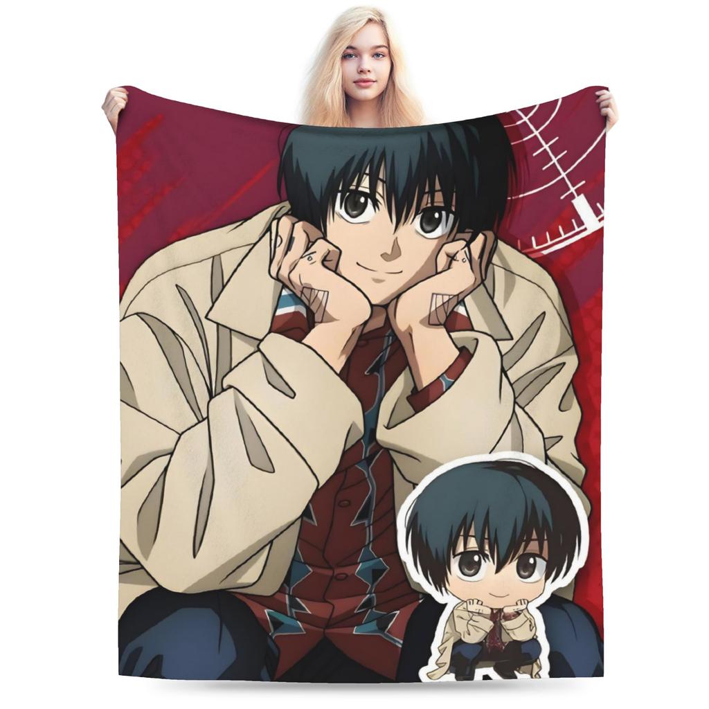 Nagumo Yoichi Sakamotos Days Blanket Cozy Soft  Throw Blankets for Sofa 50x60 Inch Multiple Sizes Bedding Throws