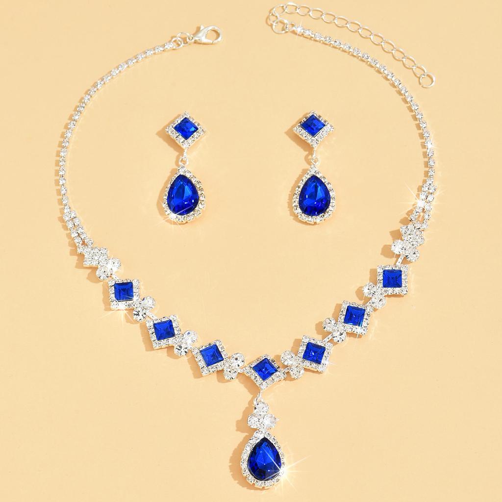 Bridal Jewelry Set Women's Set Banquet Wedding Party Eleganceelegant Necklace Earrings Set