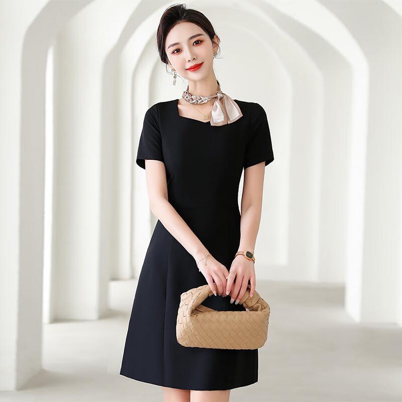 KASAYE Summer Professional Short Sleeve Dress