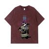 275 GSM Washed T-shirts 100% Cotton Kaiju No 8 V12 Soshiro Print Unisex Heavy Cotton T Shirt