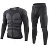 Men's Slim-Fit Warm Cycling & Running Fitness Set for Autumn/Winter