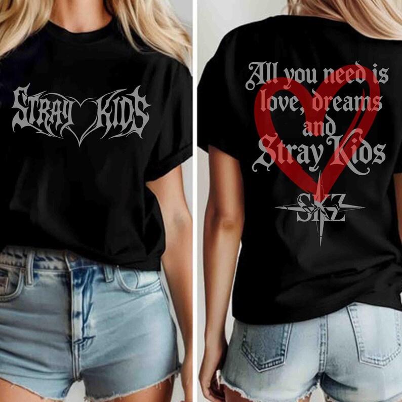 

Футболка Stray Kids Do It, Винтажная музыкальная футболка Stray Kids Skz, Футболка Stray Kids Dominate World Tour, Футболка Skzoo Stray Kids, Графическая футболка Kpop 4XL
