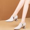 Fashion Autumn  Winter New Collectionomen Fashion Sweet Light Weight Comfort Square High Heel Boots Lady Casual Spring Autumn Boot