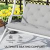 Three-Seater Bench Cushion - Light Grey