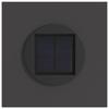 Solar LED Path Light 2 Pcs Black Cold Rolled Steel